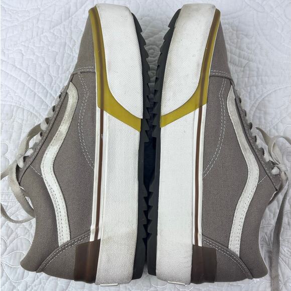 Vans Unisex Men's 8 Women's 9.5 Tan Old School Stackform Lace Up Shoe - Picture 6 of 9